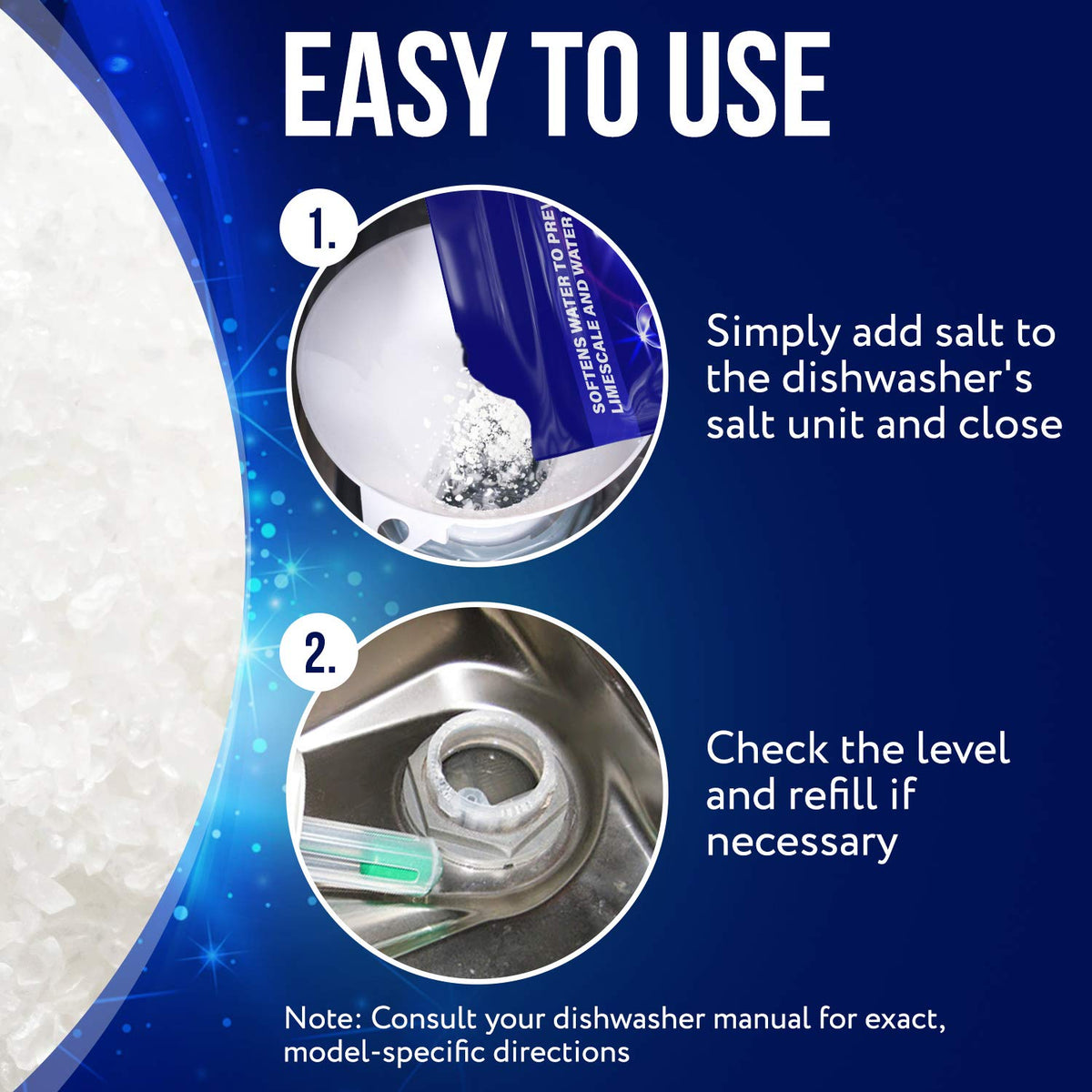 IMPRESA coarse-grain salt pack label shows vegan, additive-free formula.