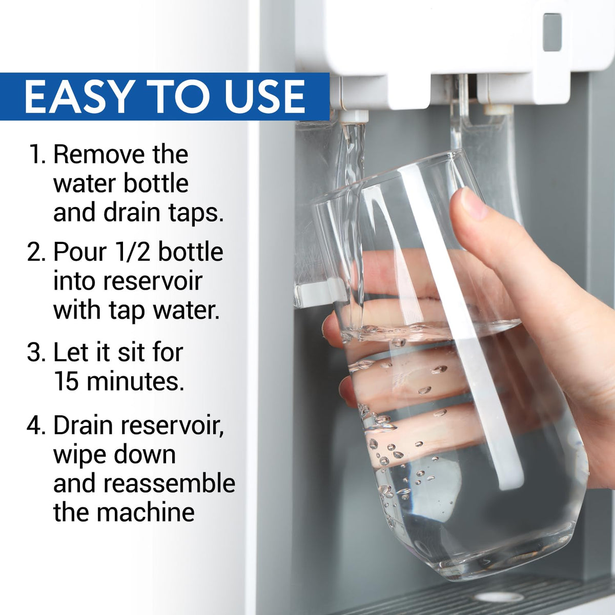 Top and bottom loader compatibility shown with dispenser