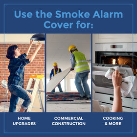 IMPRESA universal 6-inch detector cover fits most alarms.