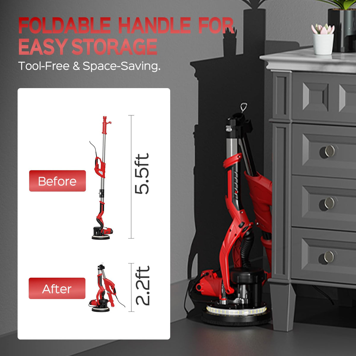 IMQUALI 7-speed control enables customized finishes across surfaces.