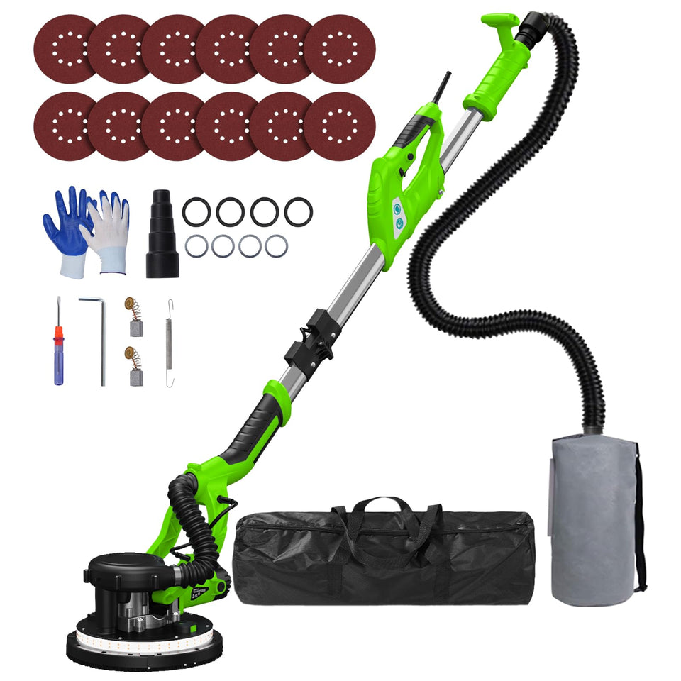 IMQUALI drywall sander with built in dust vacuum system for cleaner ceilings and walls