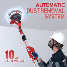 IMQUALI Drywall Sander with dust vacuum system keeps work area cleaner