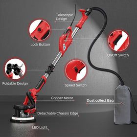 IMQUALI popcorn-ceiling-removal tool ready for fast, dust-controlled work.