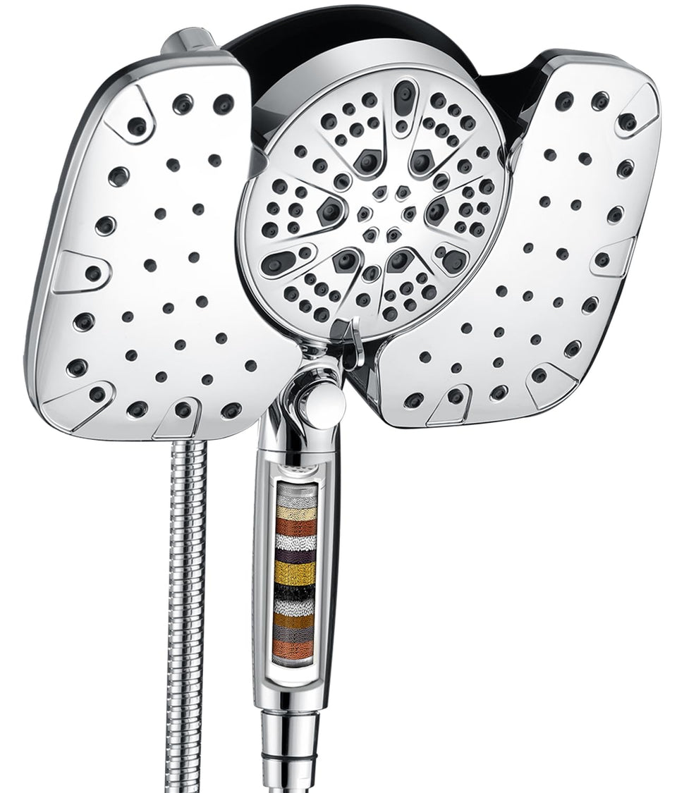 INAVAMZ 10-inch rain shower head delivers spa-like rainfall for a refreshing shower