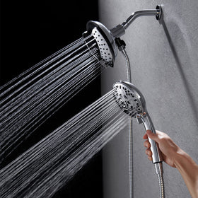 INAVAMZ rain shower head 7.2-inch provides enveloping spa-like rain flow