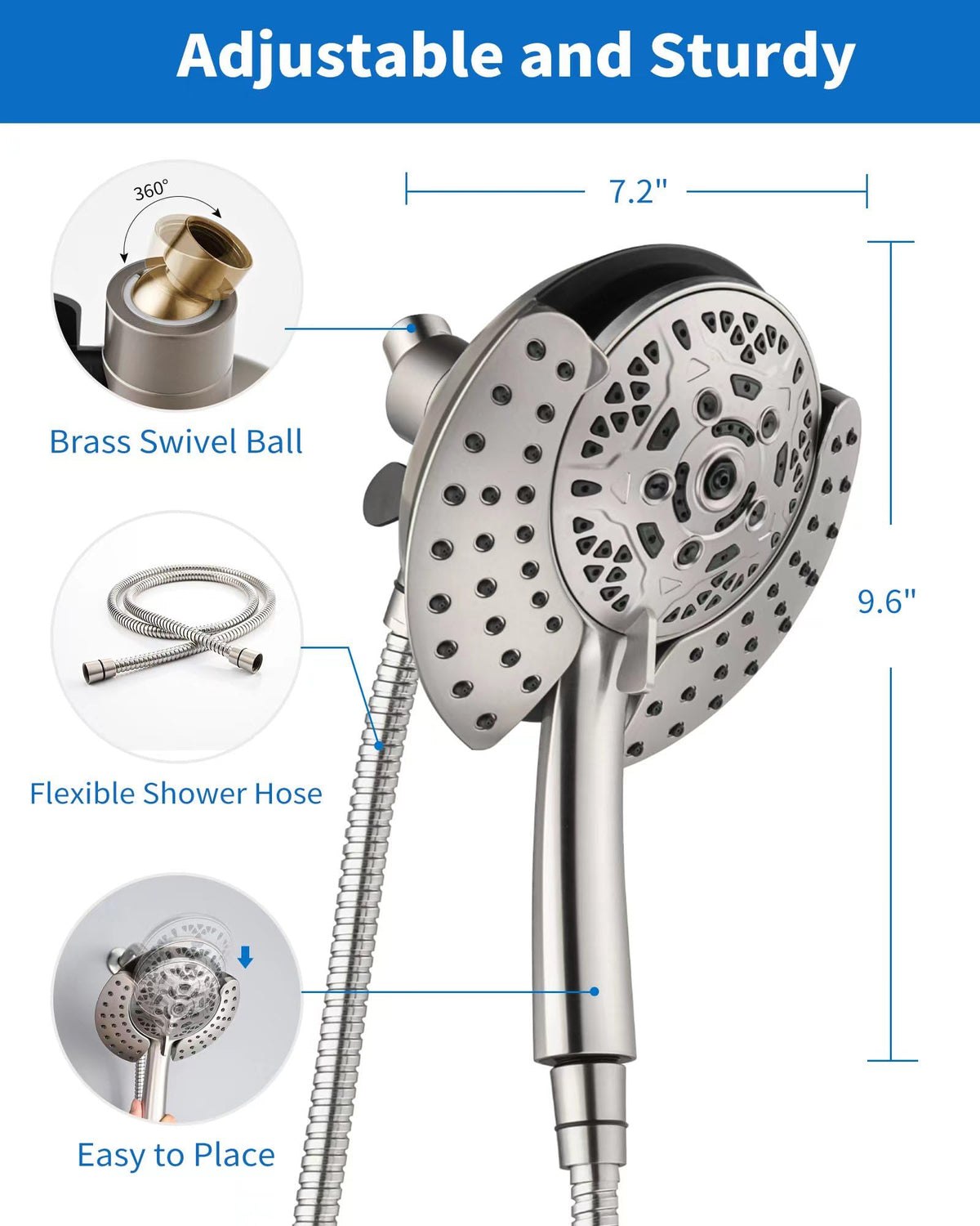 INAVAMZ installation-friendly design highlights universal G 1/2 thread.