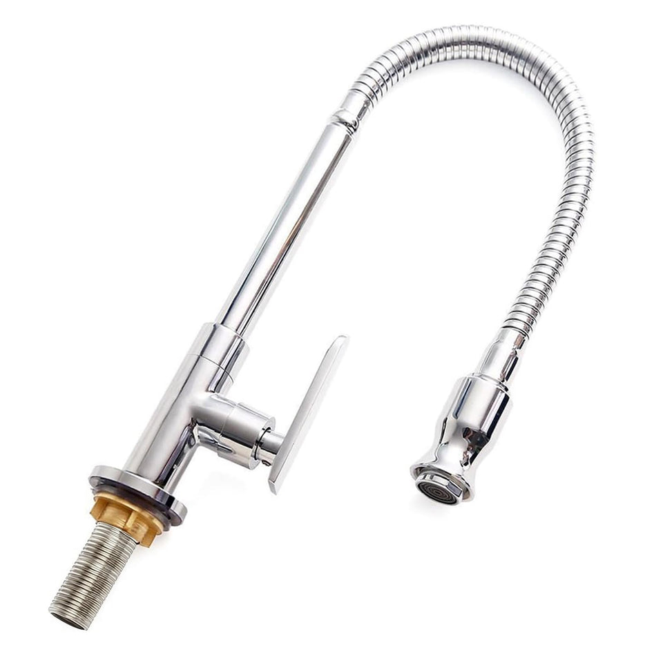 Inchant single-lever pull-out kitchen faucet with easy one-handle control.