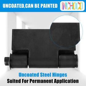 Inchoco heavy-duty metal gate hinges ensure reliable support for yard gates and farm doors.