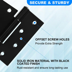 Inchoco offset screw holes and bearing design enable smooth operation.