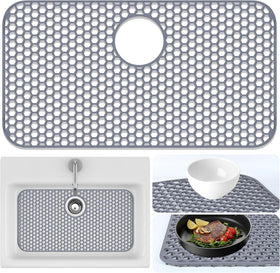 Inchoco Sink Protectors Mat size-fit for diverse sinks protects countertops.