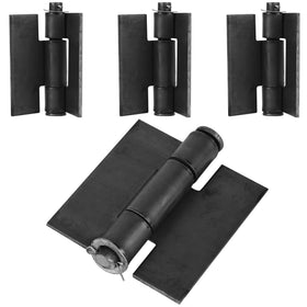 Inchoco weld-on hinges 4.4x4 inches for sturdy gate mounting and long-lasting durability.