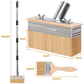 INCIKITI 60-inch long handle extended for hard-to-reach areas