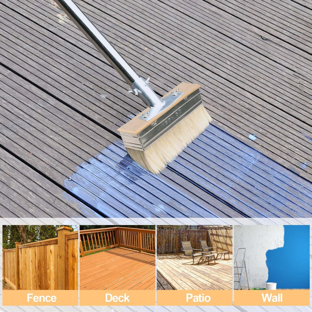 INCIKITI adjustable handle extension enables reach to high edges