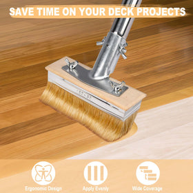 INCIKITI 3-inch wide paint brush for furniture and fences staining
