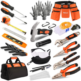 INCLY 95 PCS Kids Tool Set Hammer for safe, hands on DIY projects