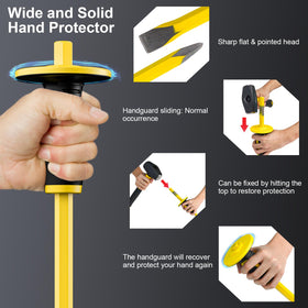 INCLY concrete chisels collection for brickwork and tile removal