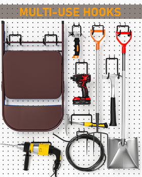INCLY double-arm hook sets maximizing space and security