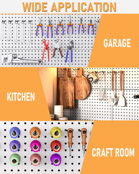 INCLY jewelry display with pegboard hooks and small items