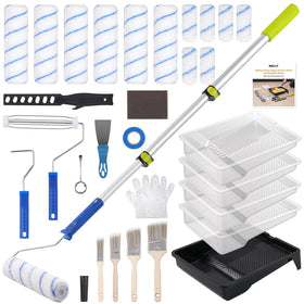 INCLY paint roller kit full contents for ready-to-use painting projects.