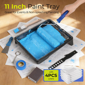 INCLY painter tape and accessories help crisp lines.
