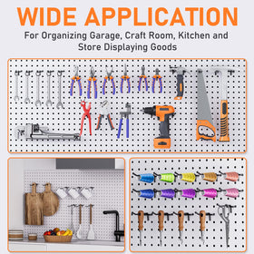 INCLY pegboard hooks display jewelry neatly and safely.