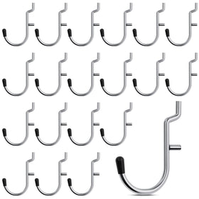 INCLY 100-piece pegboard hooks for sturdy wall organization