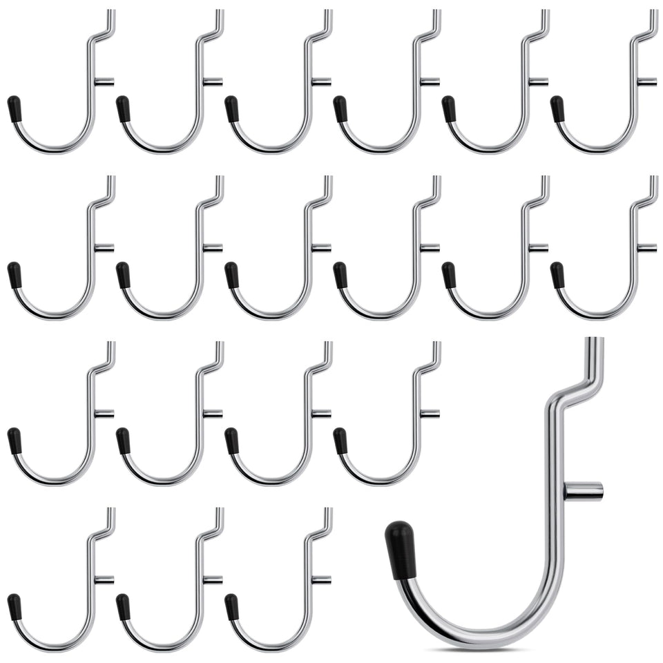 INCLY 100-piece pegboard hooks for sturdy wall organization
