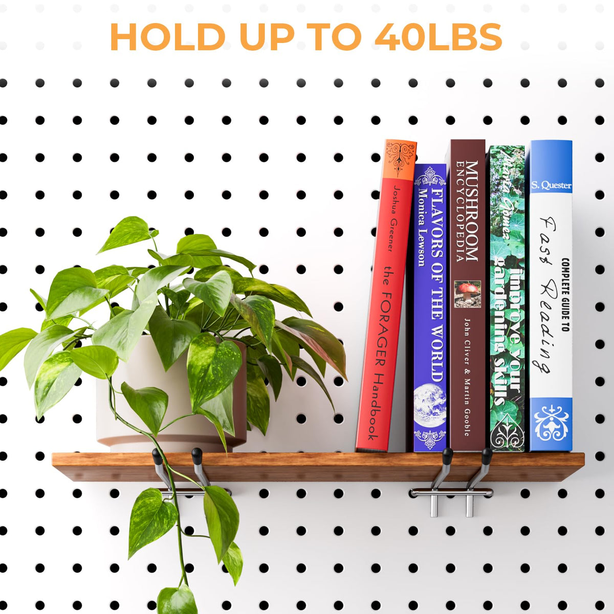 INCLY 1/4-inch pegboard hook fits standard boards securely for reliable use.
