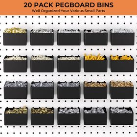 INCLY straight pegboard hooks providing simple, stable tool hanging