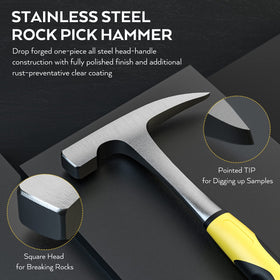 INCLY safety glasses protect eyes during field rock hounding.