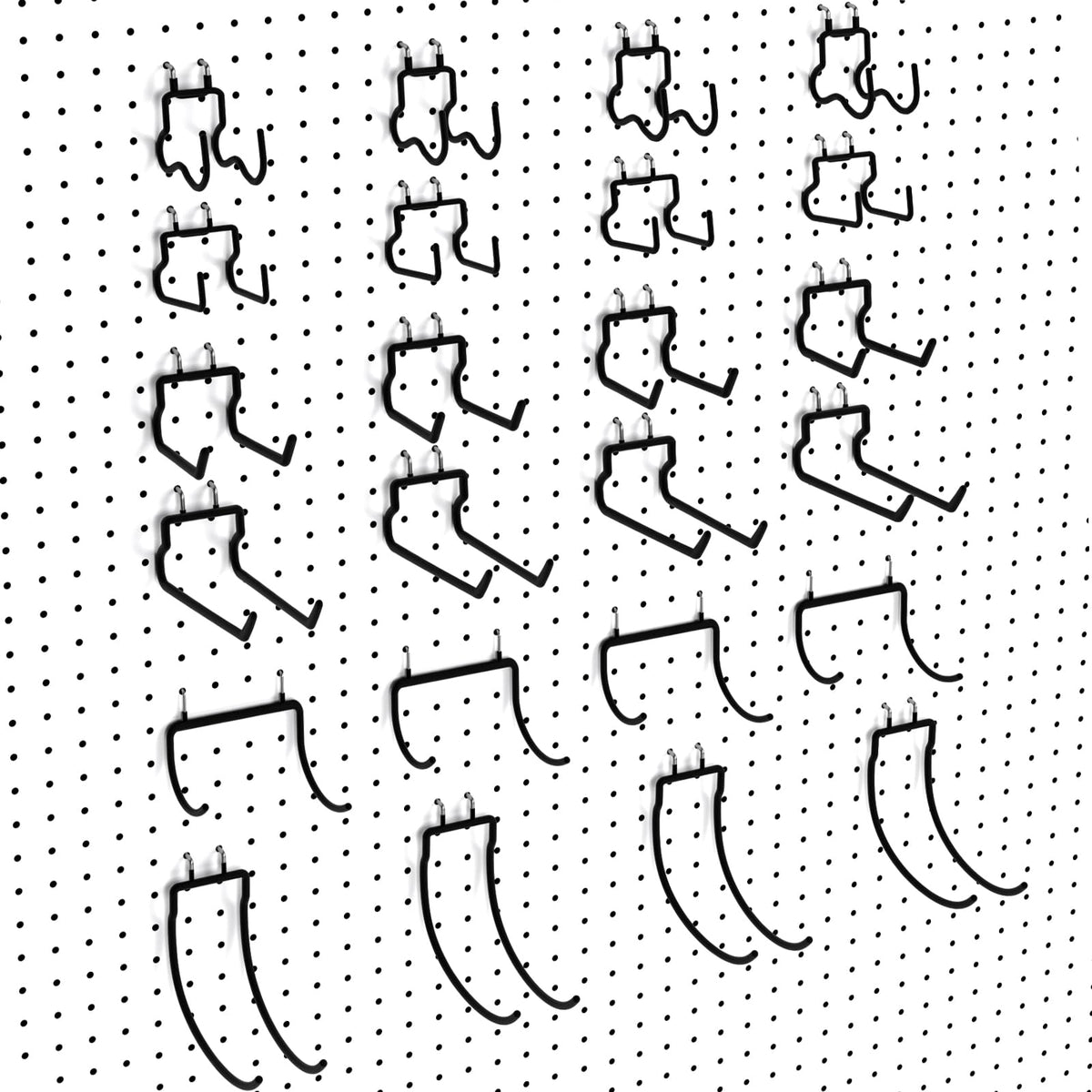 INCLY sturdy metal hooks with vinyl coating resisting rust