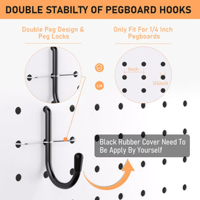 INCLY pegboard set ideal for garage and workshop organization