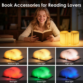 Incolumitas six-color modes customize mood for reading or decor.