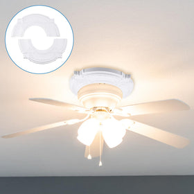 INCREWAY White Ceiling Plate Decor complements modern rooms.