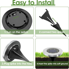 INCX cool white garden light for ambient outdoor illumination