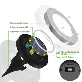 INCX solar light with dusk-to-dawn sensor for auto operation