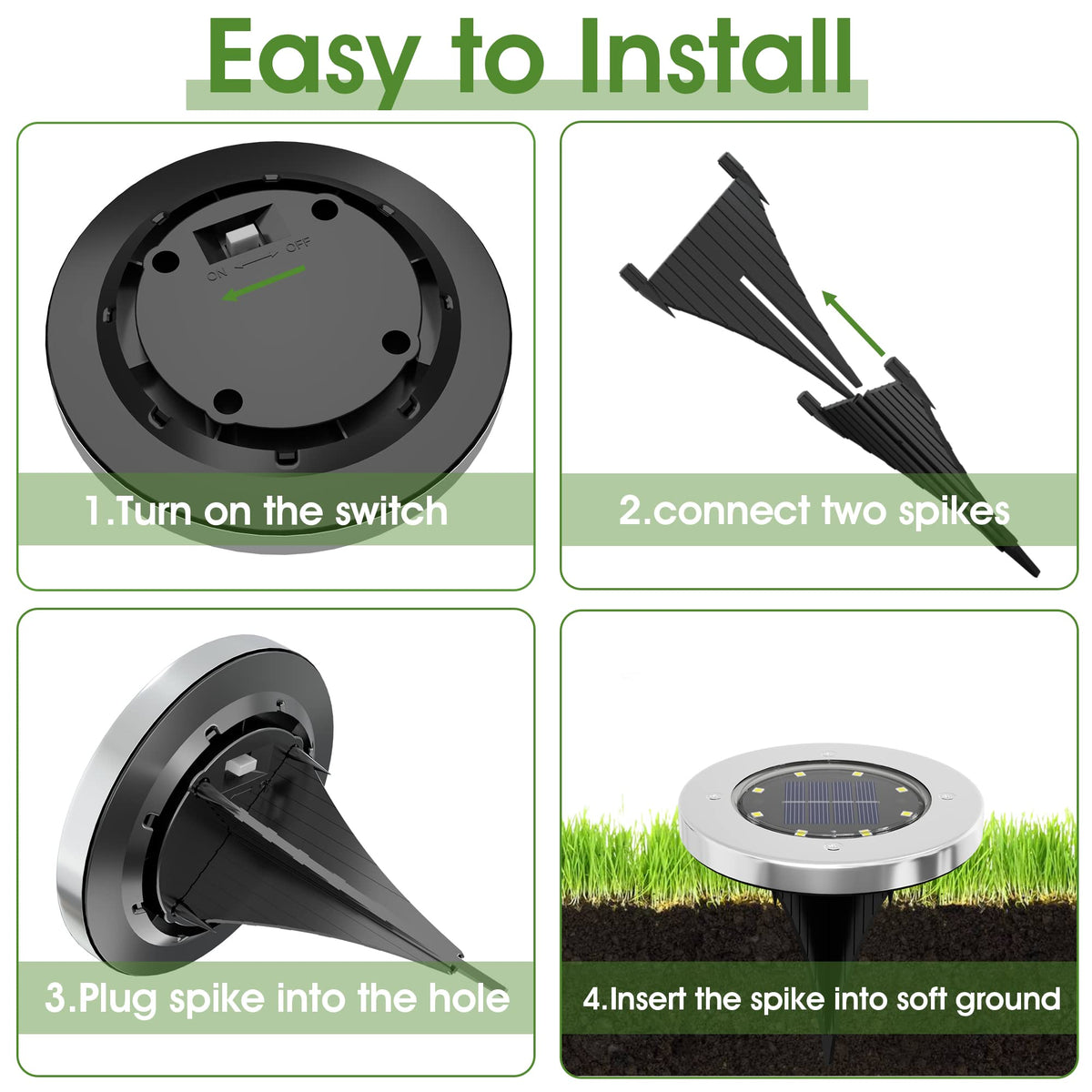 INCX wireless tool‑free installation for quick outdoor setup.