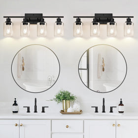 Indoi 23-inch bathroom wall lamp over a mirror for wide coverage