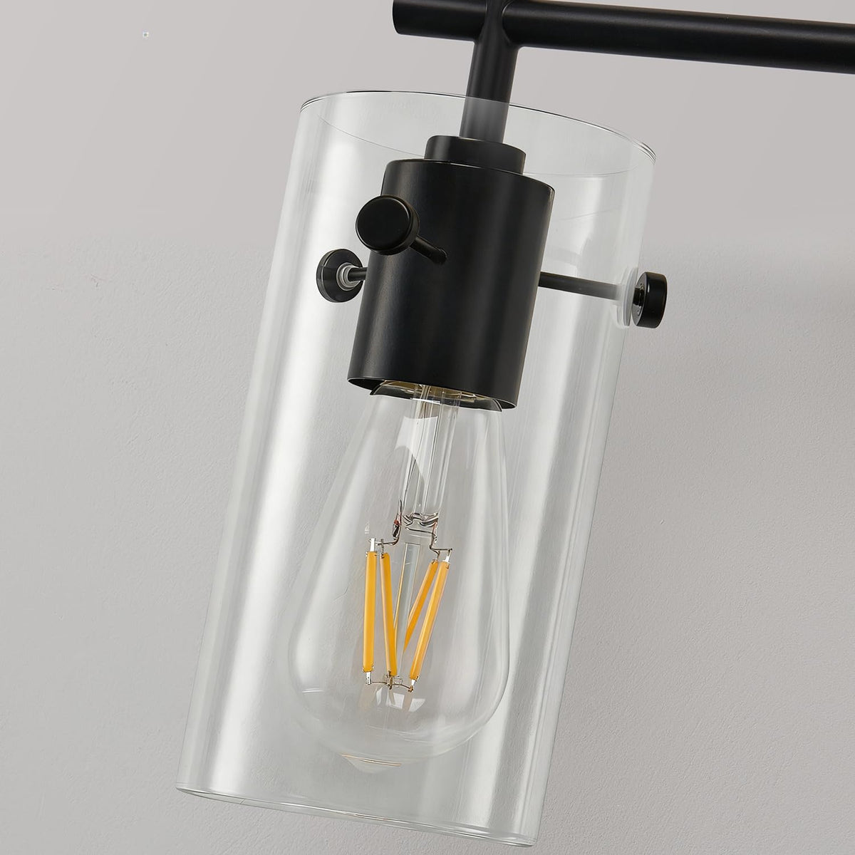 Indoi 3-light fixture mounted up or down for versatile placement.
