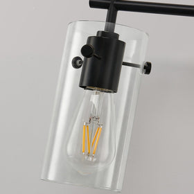 Indoi 3-light fixture mounted up or down for versatile placement.