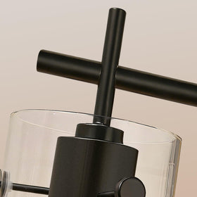 Indoi bathroom light wall mounting, showcasing sleek up-down orientation.