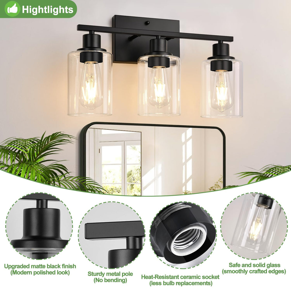 Indoi light fixture supports up or down installation for versatile styling.