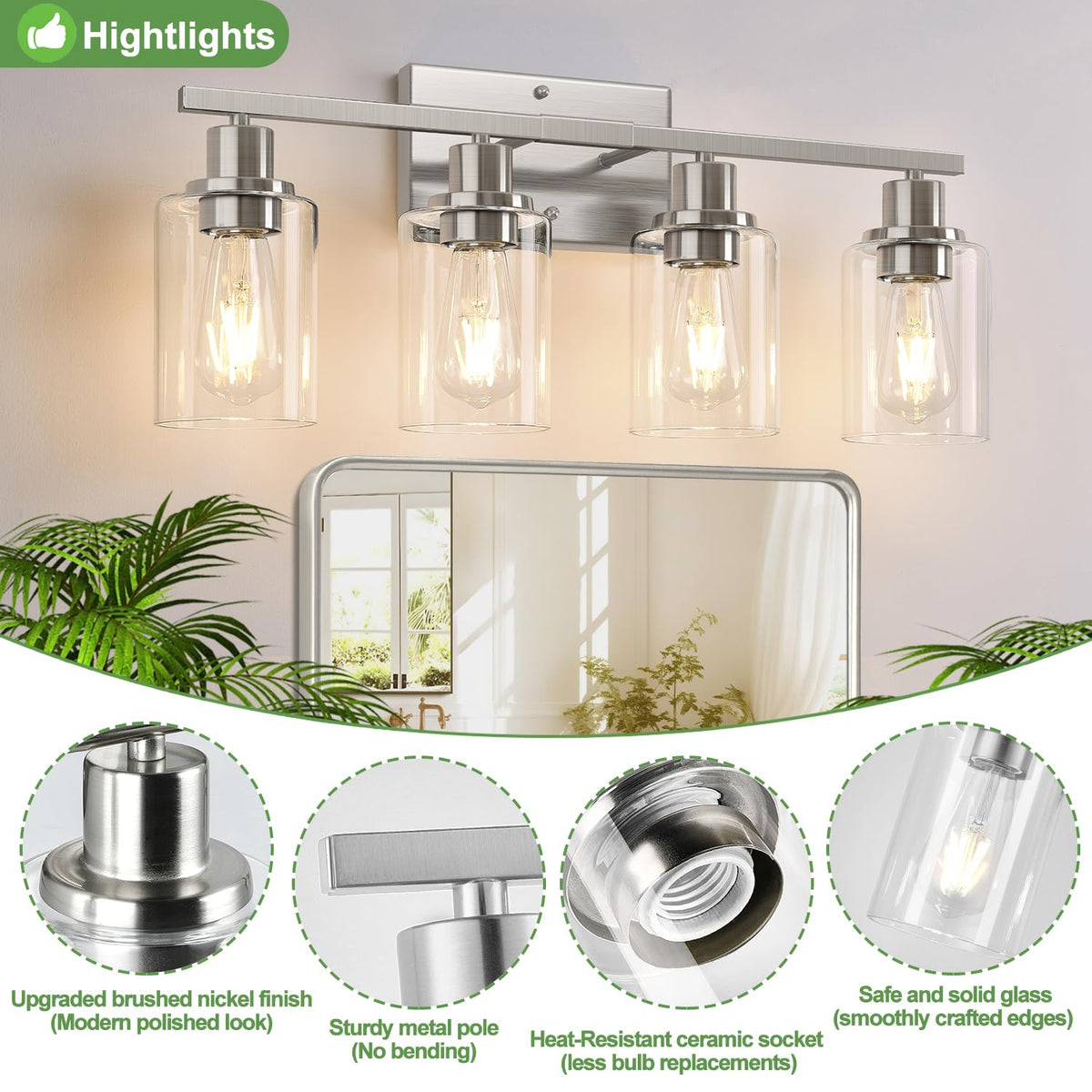 Indoi E26 ceramic heat-resistant sockets shown for extended use