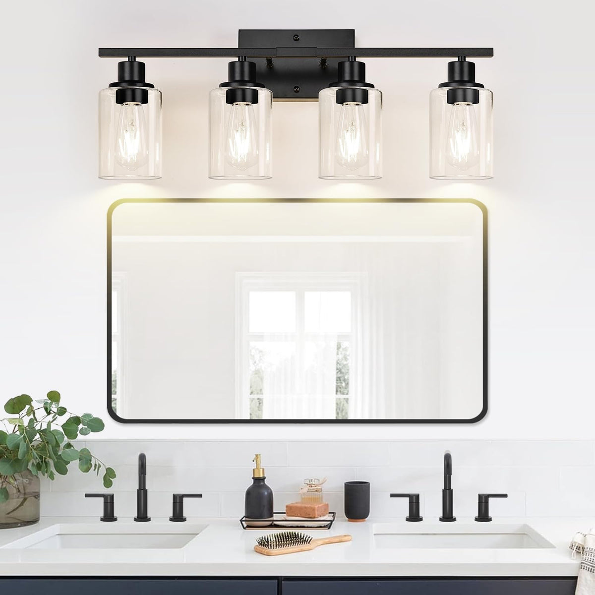 Indoi wall light installed in a bedroom setting for elegant illumination