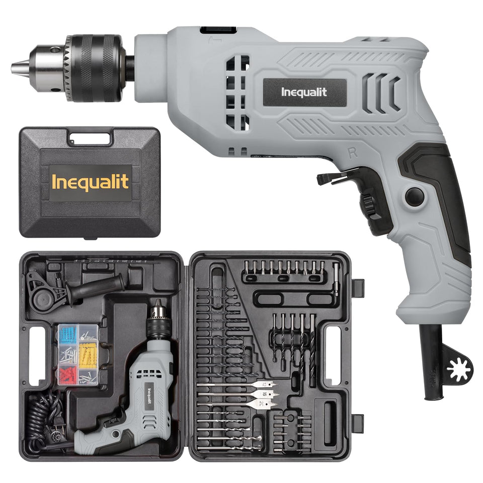 Inequalit corded hammer drill with powerful motor for heavy-duty drilling tasks