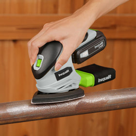 Inequalit warranty card and manual included with sander package