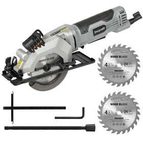Inequalit mini circular saw body showing compact, lightweight design for easy handling.
