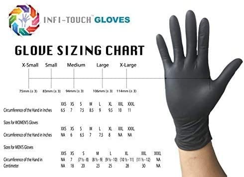 Infi-Touch nitrile gloves suited for multi-use environments like industry or lab