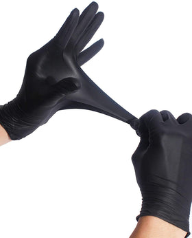 Infi-Touch nitrile gloves with textured finger tips for improved grip