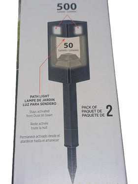 Infinity X1 stands 24 inches tall for garden path visibility.
